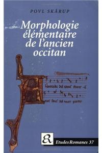 Morphologie élémentaire de l'ancien occitan