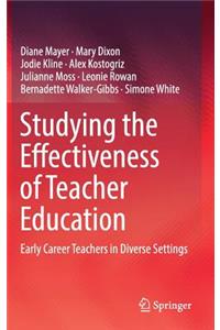 Studying the Effectiveness of Teacher Education