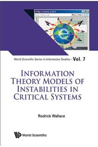 Information Theory Models of Instabilities in Critical Systems