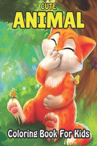 Cute Animal Coloring Book For Kids