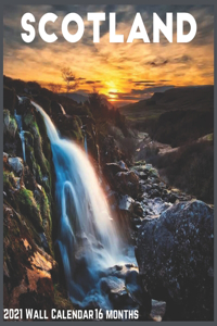Scotland Wall Calendar 2021