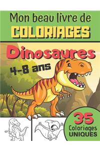 Mon Beau Livre de Coloriages Dinosaures