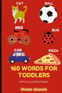 160 Words for Toddlers with Illustrations