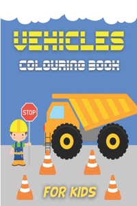 Vehicles Colouring Book For Kids