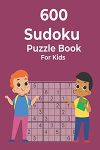 600 Sudoku Puzzle Book For Kids