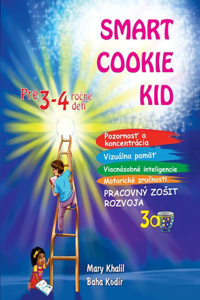 Smart Cookie Kid pre 3-4 ročné deti Pracovný zosit rozvoja 3A