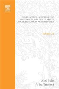 Combinational, Algebraic and Topological Representations of Groups, Semigroups and Categories