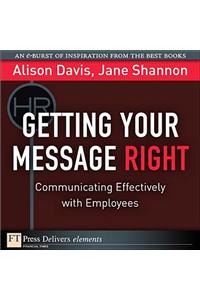 Getting Your Message Right