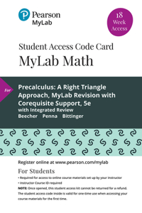 Mylab Math with Pearson Etext -- Standalone Access Card -- For Precalculus