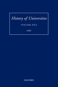 History of Universities: Volume XX/2