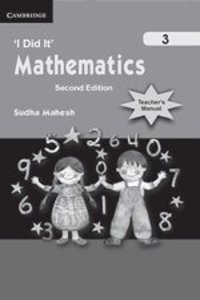 I Did It' Mathematics Teacher's Manual 3