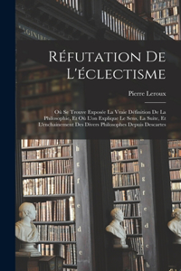 Réfutation De L'éclectisme