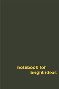 Notebook for Ideas