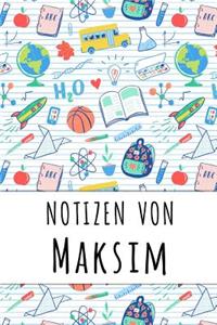 Notizen von Maksim