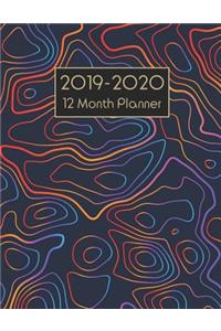 2019-2020 12 Month Planner