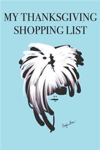 My Thanksgiving Shopping List