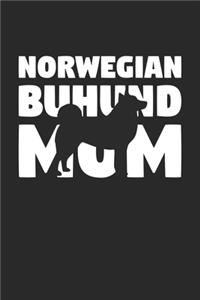 Norwegian Buhund Journal - Norwegian Buhund Notebook 'Norwegian Buhund Mom' - Gift for Dog Lovers