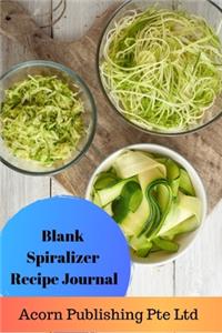 Blank Spiralizer Recipe Journal