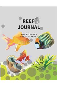 Reef Journal for Beginner - Marine Saltwater Fish Tank Aquarium Log Book
