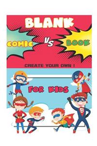 Blank Comic Book For Kids