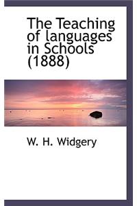 The Teaching of Languages in Schools (1888)