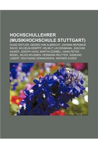 Hochschullehrer (Musikhochschule Stuttgart)