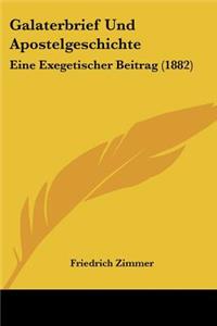 Galaterbrief Und Apostelgeschichte
