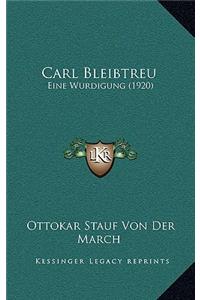 Carl Bleibtreu