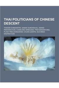 Thai Politicians of Chinese Descent