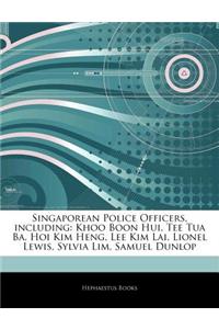 Articles on Singaporean Police Officers, Including