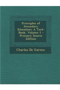 Principles of Secondary Education