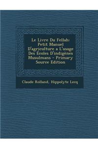 Le Livre Du Fellah