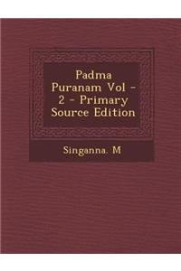 Padma Puranam Vol - 2 - Primary Source Edition