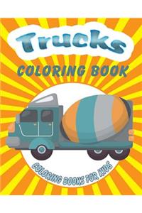 Trucks Coloring Book
