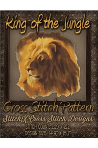 King of the Jungle Cross Stitch Pattern