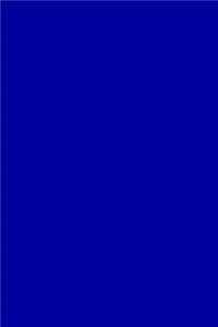 Journal Blue Iris Color Simple Plain Blue Iris