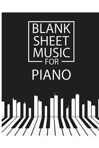 Blank Sheet Music For Piano