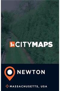 City Maps Newton Massachusetts, USA