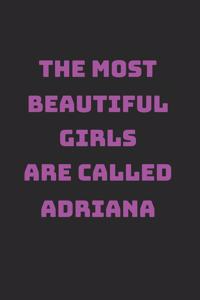 Adriana Girl Woman Notebook