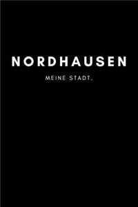 Nordhausen: Notizbuch, Notizblock, Notebook - 120 freie Seiten mit Rahmen, DIN A5 (6x9 Zoll) - Notizen, Termine, Ideen, Skizzen, Planer, Tagebuch, Organisation 