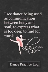 Dance Practice Log