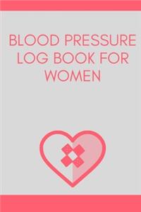 blood pressure log book for women