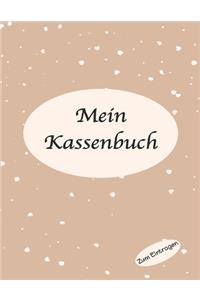 Mein Kassenbuch zum Eintragen