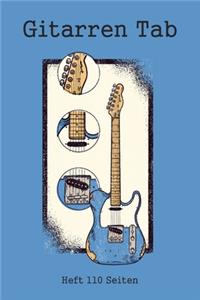 Gitarren Tab Heft 110 Seiten