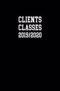 Gym appointments 2019 - 2020