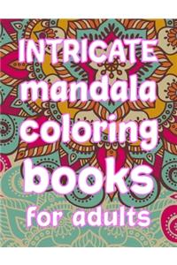 Intricate Mandala Coloring Books For Adults