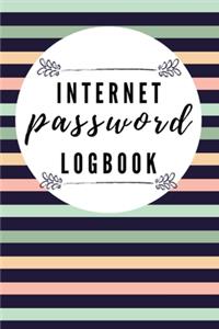 Internet Password Logbook