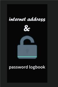 Internet Address & Password Logbook