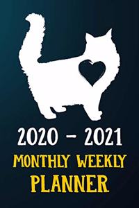 2020 2021 Monthly Weekly Planner