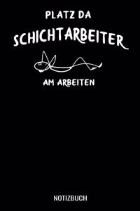 Platz da Schichtarbeiter am arbeiten